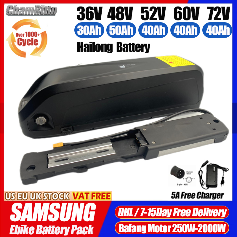 Electric Bicycle Battery 72V 30Ah - Electric Bicycle 48V 36V 52V 30ah