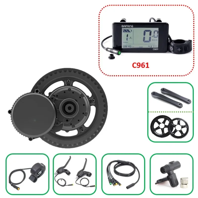E-Bike Motor G340 Mid Drive Mo - Mid Drive Motor Kit 52V 1000W 评论和价格