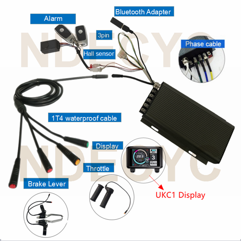NBP 20/24/26x4.0 48-72V 3000W  - Ebike Conversion Kit 72V 3000W 评论和价格