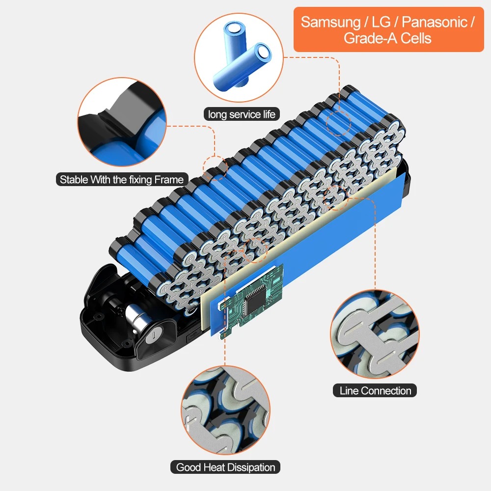 Hailong E-bike Battery 36V 48V - Ebike Battery 48V 20Ah Hailong 评论和价格
